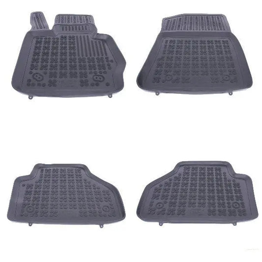 Fußmatte Gummi Schwarz Passend Für BMW X3 F25 (2011-2017), X4 F26 (2014-2018) Rezaw Plast