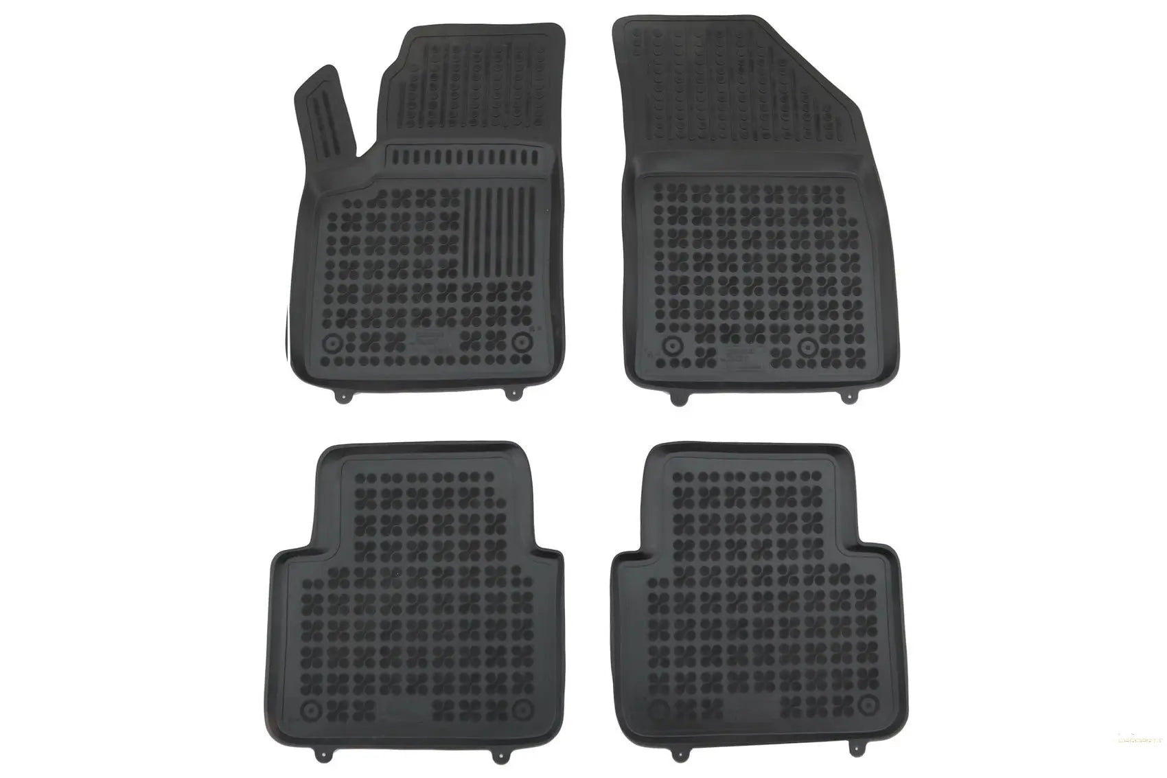 Fußmatte Gummi Schwarz Passend Für Opel Crossland X (2017+) Rezaw Plast