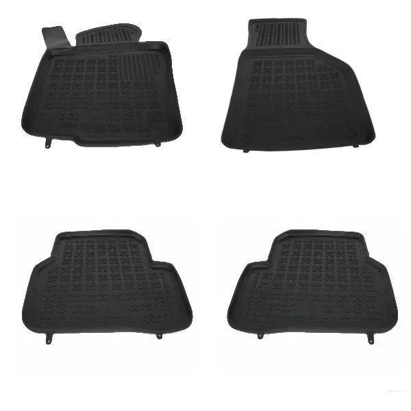 Fußmatte Gummi Schwarz Passend Für VW Jetta 2010+, Passat B6 B7 Cc 2005-2012, Tiguan 2007-2015 Rezaw Plast