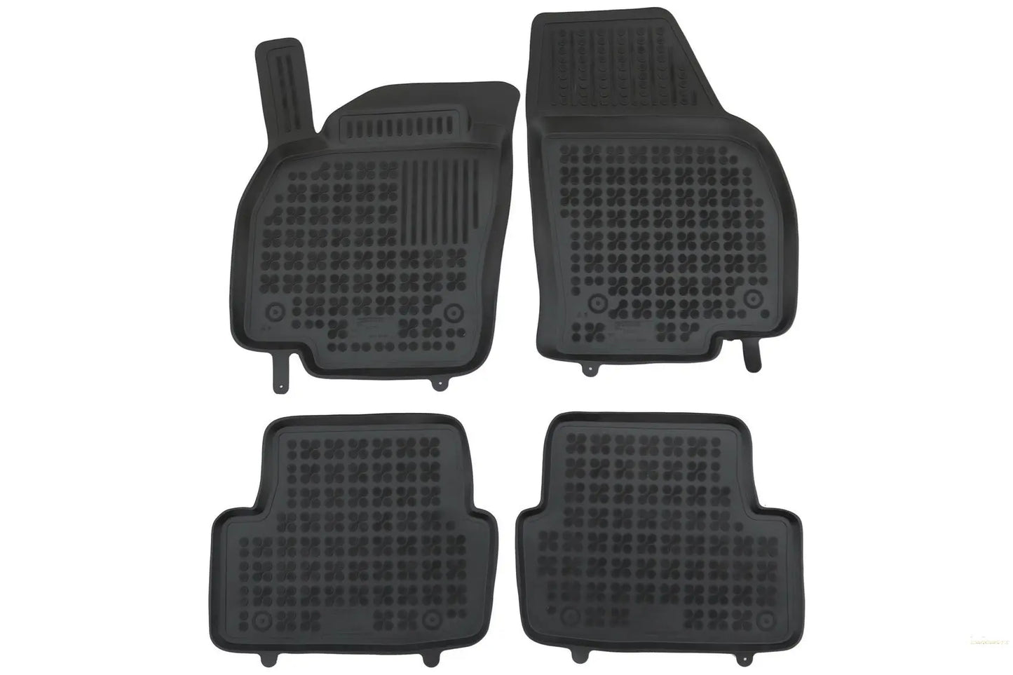 Fußmatte Gummi Schwarz Passend Für VW Polo Vi 2017+ Rezaw Plast