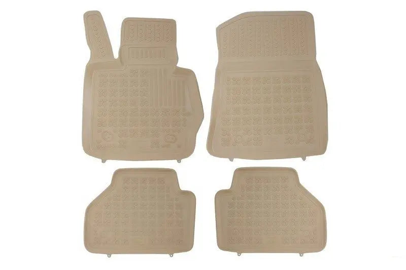 Fußmatte Teppich Beige Passend Für BMW X3 F25 (2011-2017), X4 F26 (2014-2018) Rezaw Plast