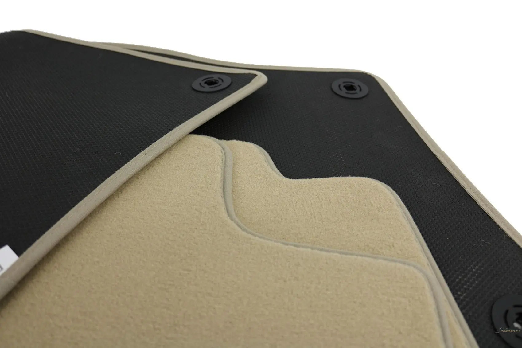 Fußmatte Teppich Beige Passend Für Porsche Cayenne II 05/2010-10/2017 Petex