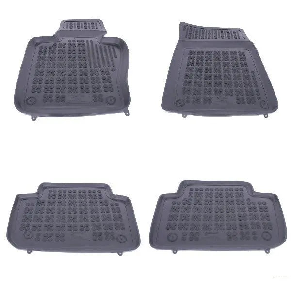 Gummi Auto Fußmatten Schwarz Passend Für BMW X3 E83 (2004-2010) Rezaw Plast