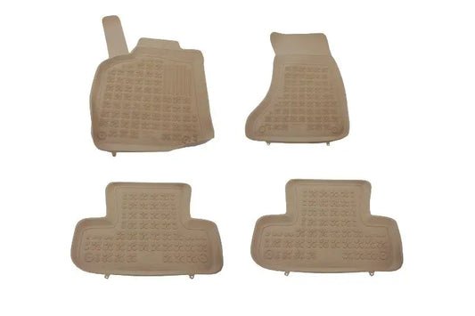 Gummi Fußmatte Beige Passend Für Audi Q5 8R (2008-2017) Rezaw Plast