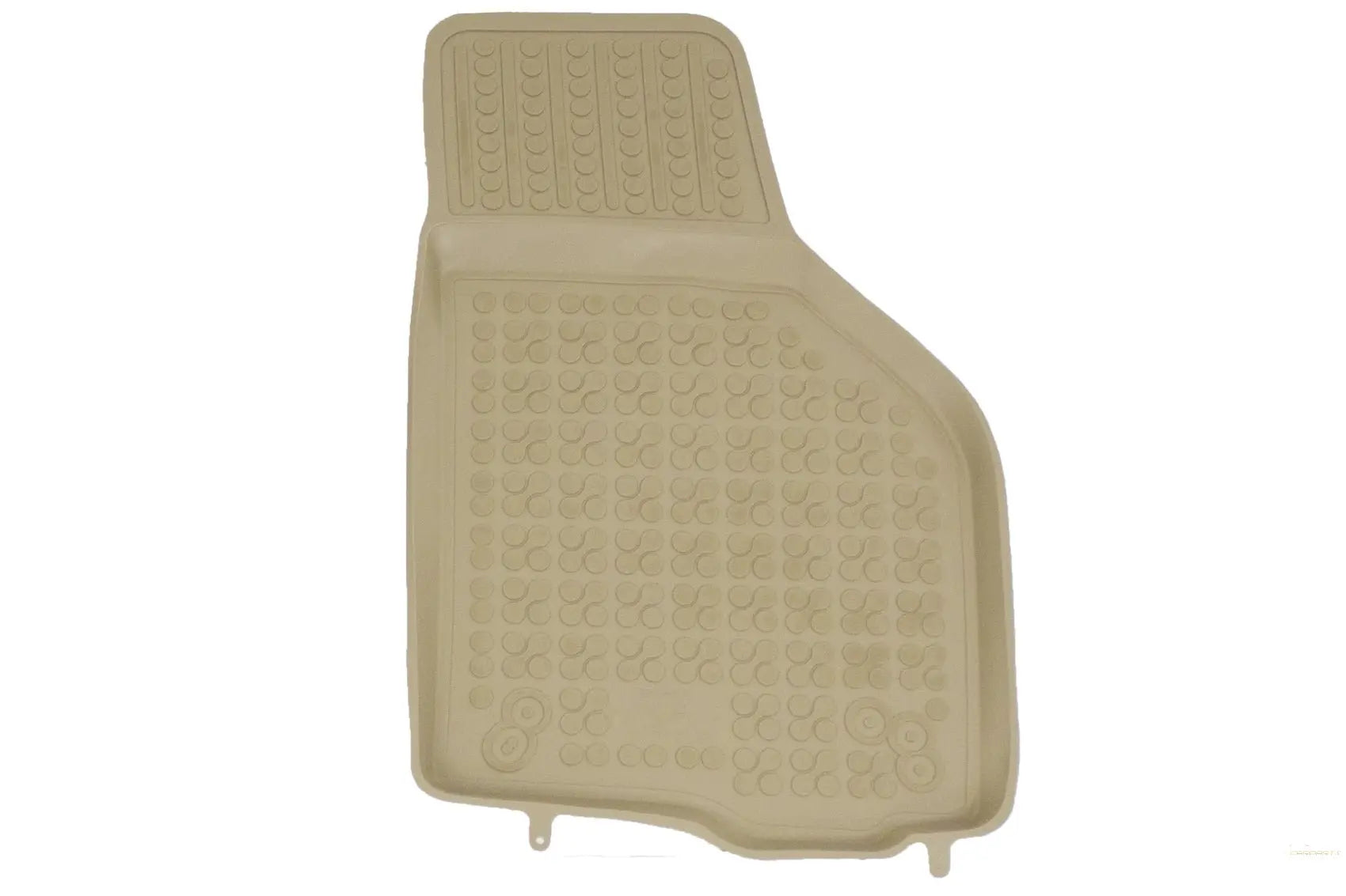 Gummi-Fußmatte Beige Passend Für Seat Leon 1P (2005-2013) Skoda Octavia II (2004-2013) VW Golf 5 Golf 6 Jetta V Scirocco III Rezaw Plast