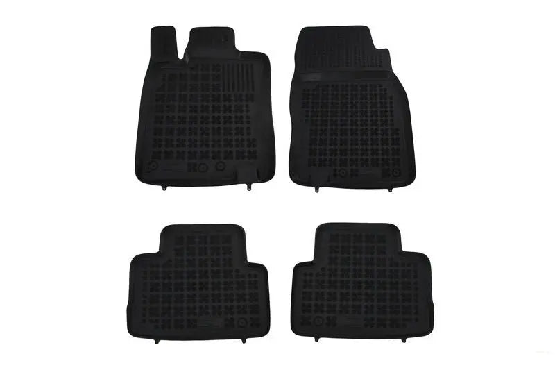 Gummi Fußmatte Schwarz Passend Für Nissan Qashqai II J11 (2014-2017) Rezaw Plast