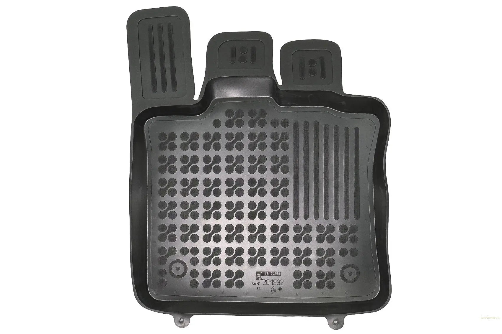 Gummi-Fußmatte Schwarz Passend Für Renault Captur II SUV (2019) Rezaw Plast