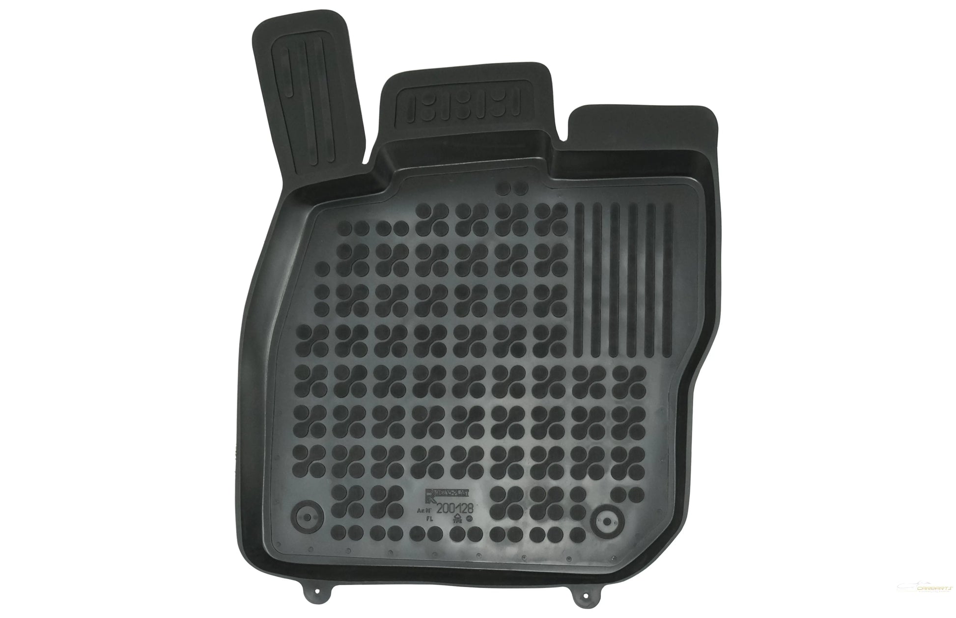 Gummi-Fußmatte Schwarz Passend Für VW Golf VII System Mild Hybrid (2019) Rezaw Plast