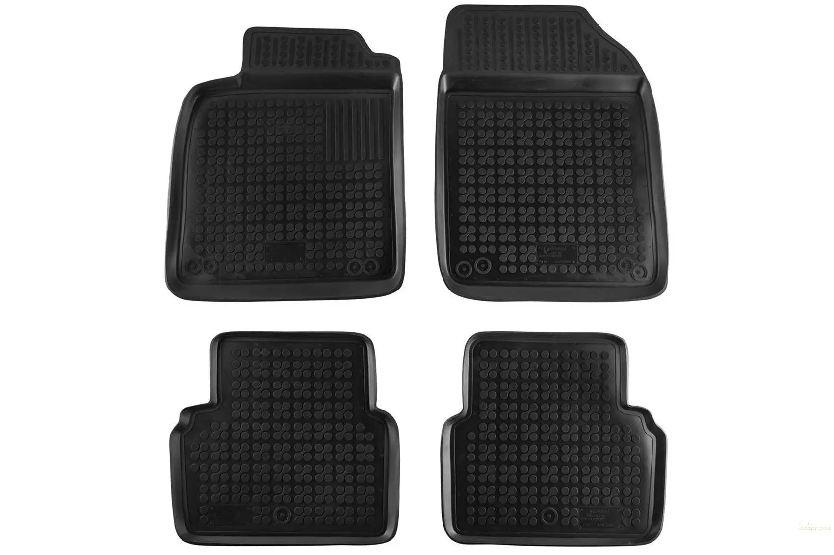 Gummi Fußmatten Schwarz Passend Für Saab 9-3 II (2002-2014) Rezaw Plast