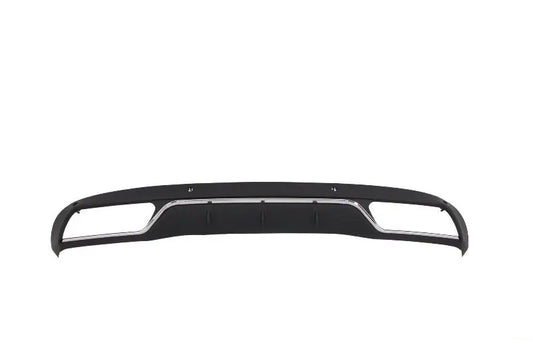 Heckdiffusor Mit Auspuffblenden Endrohrpaket Passend Für Mercedes C-Klasse W205 S205 Standard (2014-2018) C63 Design KITT