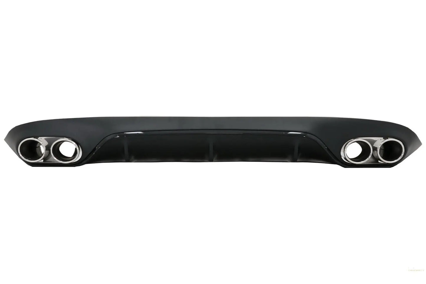 Heckdiffusor Mit Endrohren Und Kofferraumspoiler Passend Für Mercedes E-Klasse C238 AMG Sport Line (2016) E53 Design Schwarz Verchromt KITT