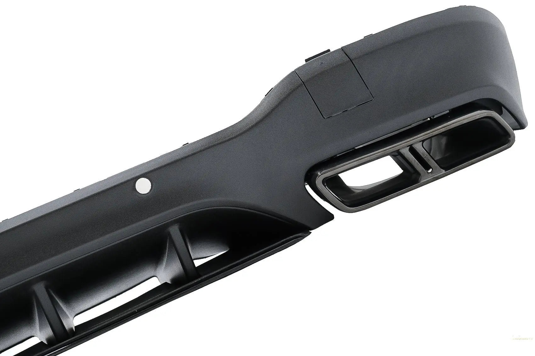 Heckdiffusor Mit Endschalldämpfer Passend Für Mercedes GLC X253 SUV (2015-07.2019) Night Package Design KITT