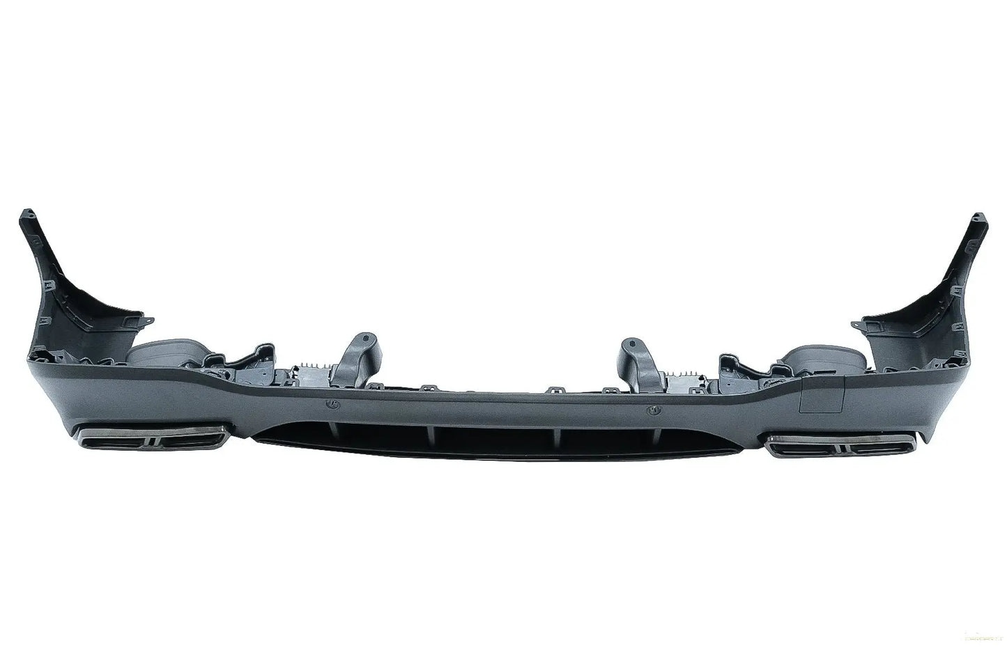 Heckdiffusor Mit Endschalldämpfer Passend Für Mercedes GLC X253 SUV (2015-07.2019) Night Package Design KITT