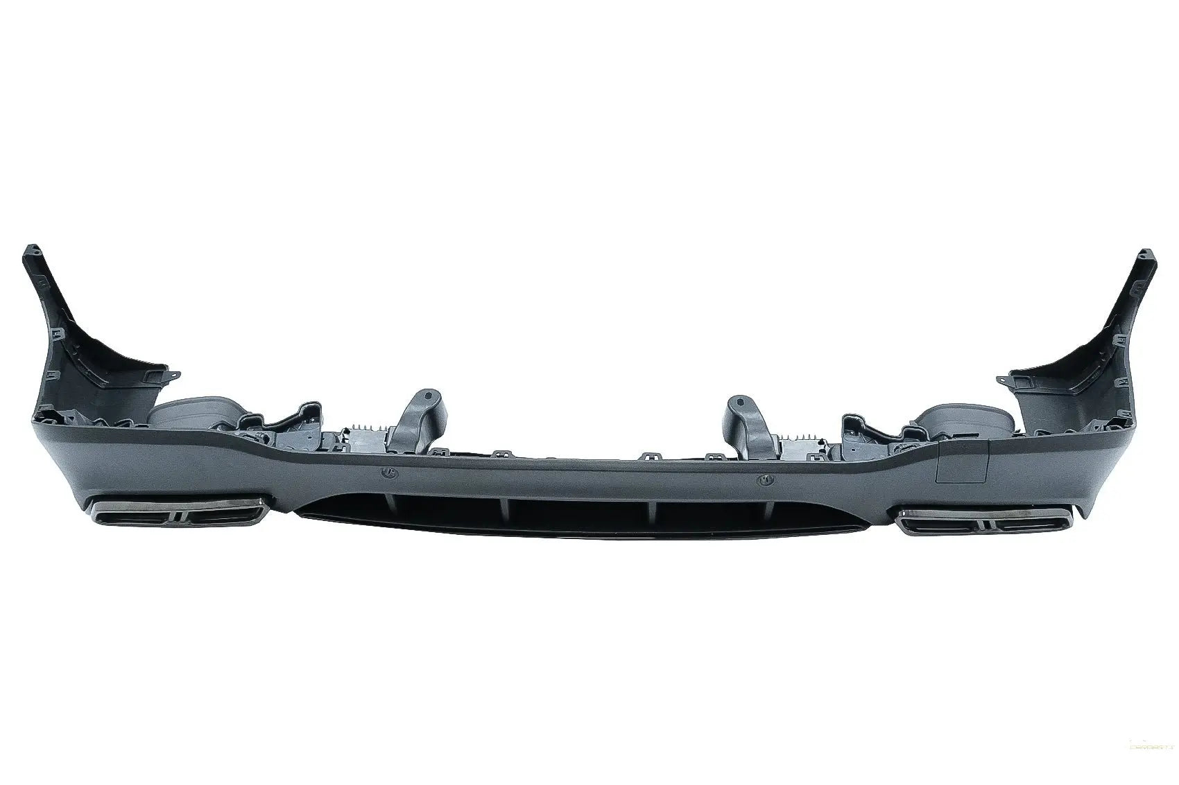 Heckdiffusor Mit Endschalldämpfer Passend Für Mercedes GLC X253 SUV (2015-07.2019) Night Package Design KITT