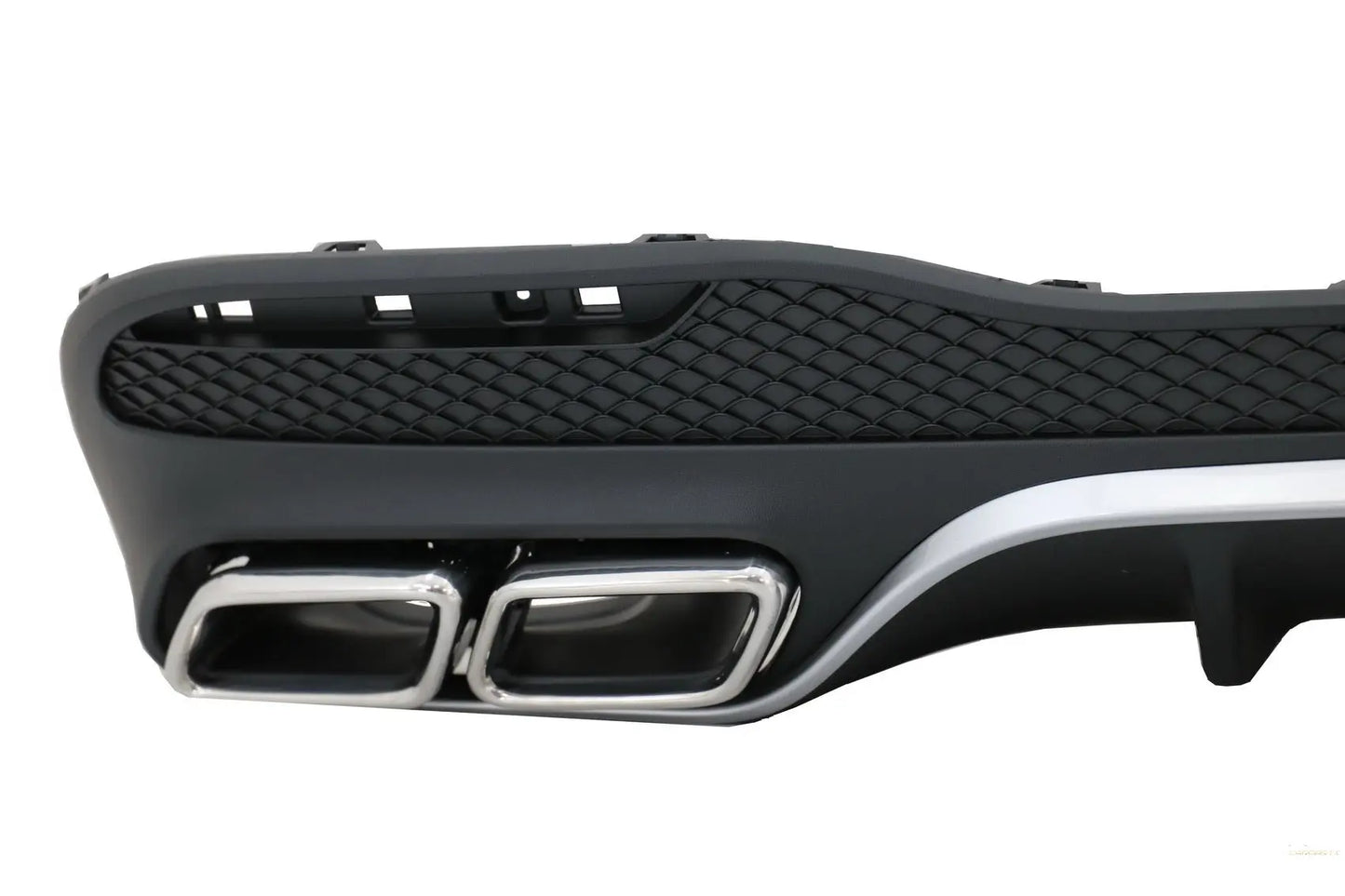 Heckdiffusor Mit Endschalldämpfer Passend Für Mercedes GLE W166 SUV Sport Line (2015-2018) KITT