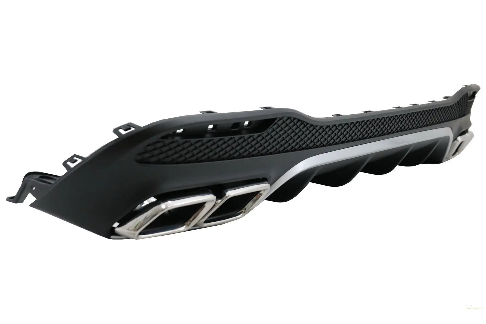 Heckdiffusor Mit Endschalldämpfer Passend Für Mercedes GLE W166 SUV Sport Line (2015-2018) KITT