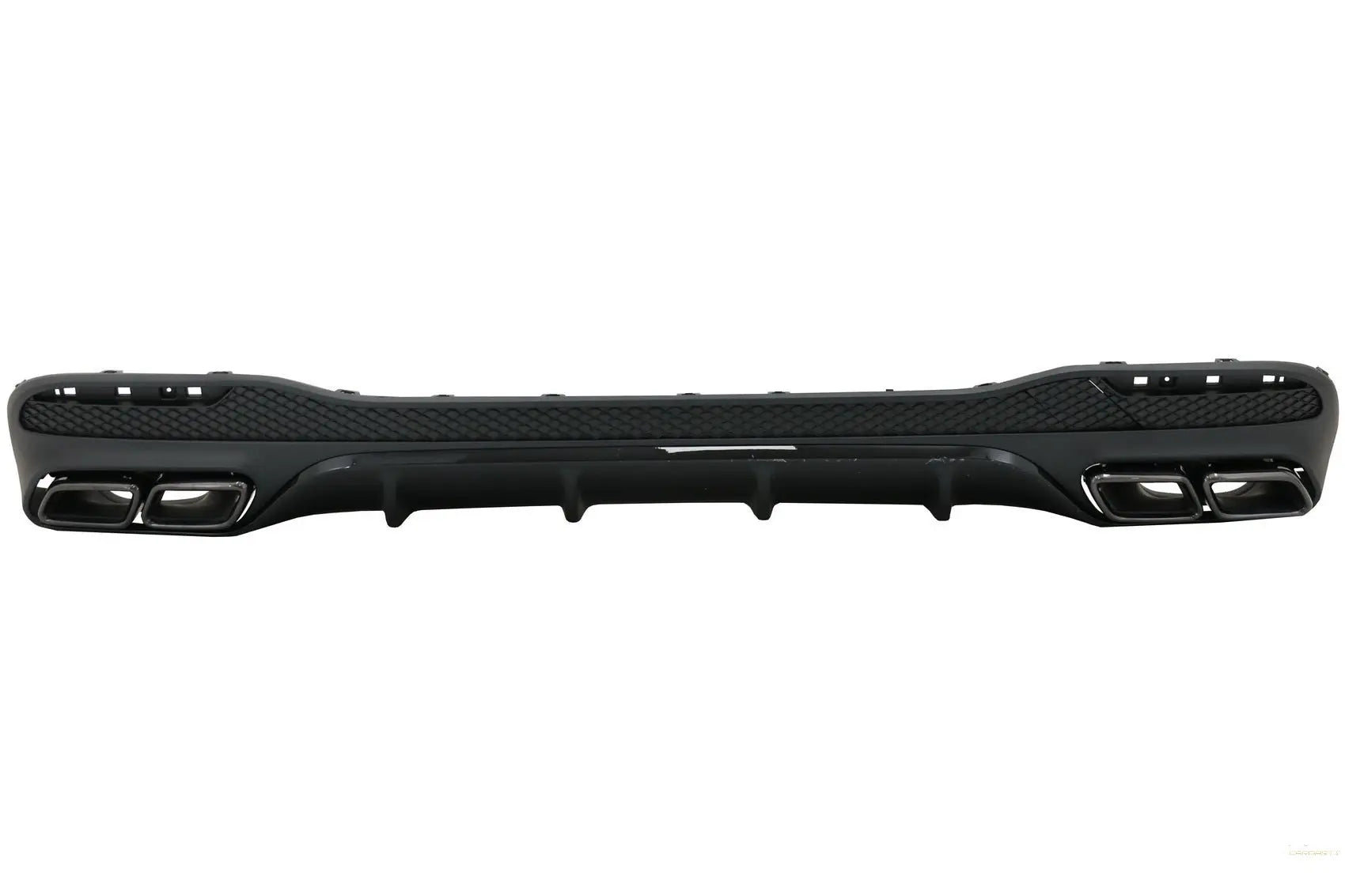 Heckdiffusor Mit Endschalldämpfer Passend Für Mercedes GLE W166 SUV Sport Line (2015-2018) Nachtpaket KITT