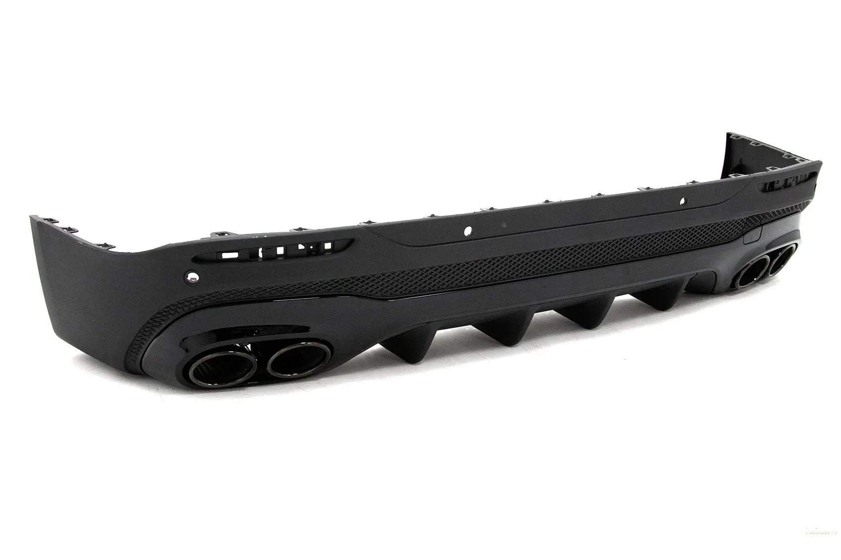 Heckdiffusor Und Schwarze Endrohre Passend Für Mercedes-Benz GLB X247 SUV (2020) KITT