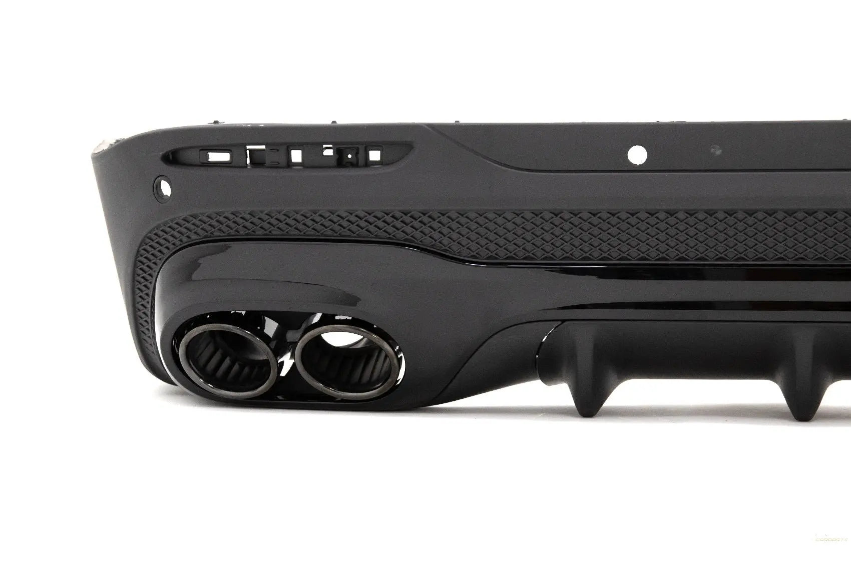 Heckdiffusor Und Schwarze Endrohre Passend Für Mercedes-Benz GLB X247 SUV (2020) KITT