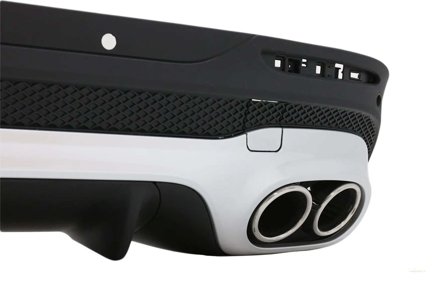 Heckdiffusor Und Verchromte Endrohre Passend Für Mercedes-Benz GLB X247 SUV (2020) KITT