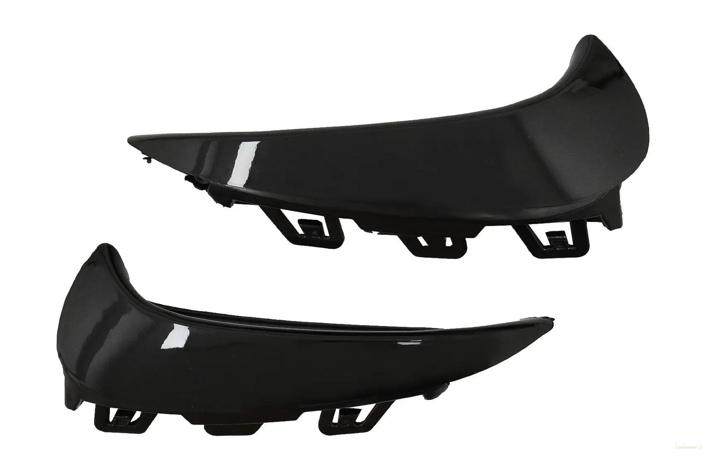 Heckschürze Aero Flaps Flics Seitenfinnen Passend Für Mercedes GLA SUV H247 (2020) Sport Line Piano Black KITT