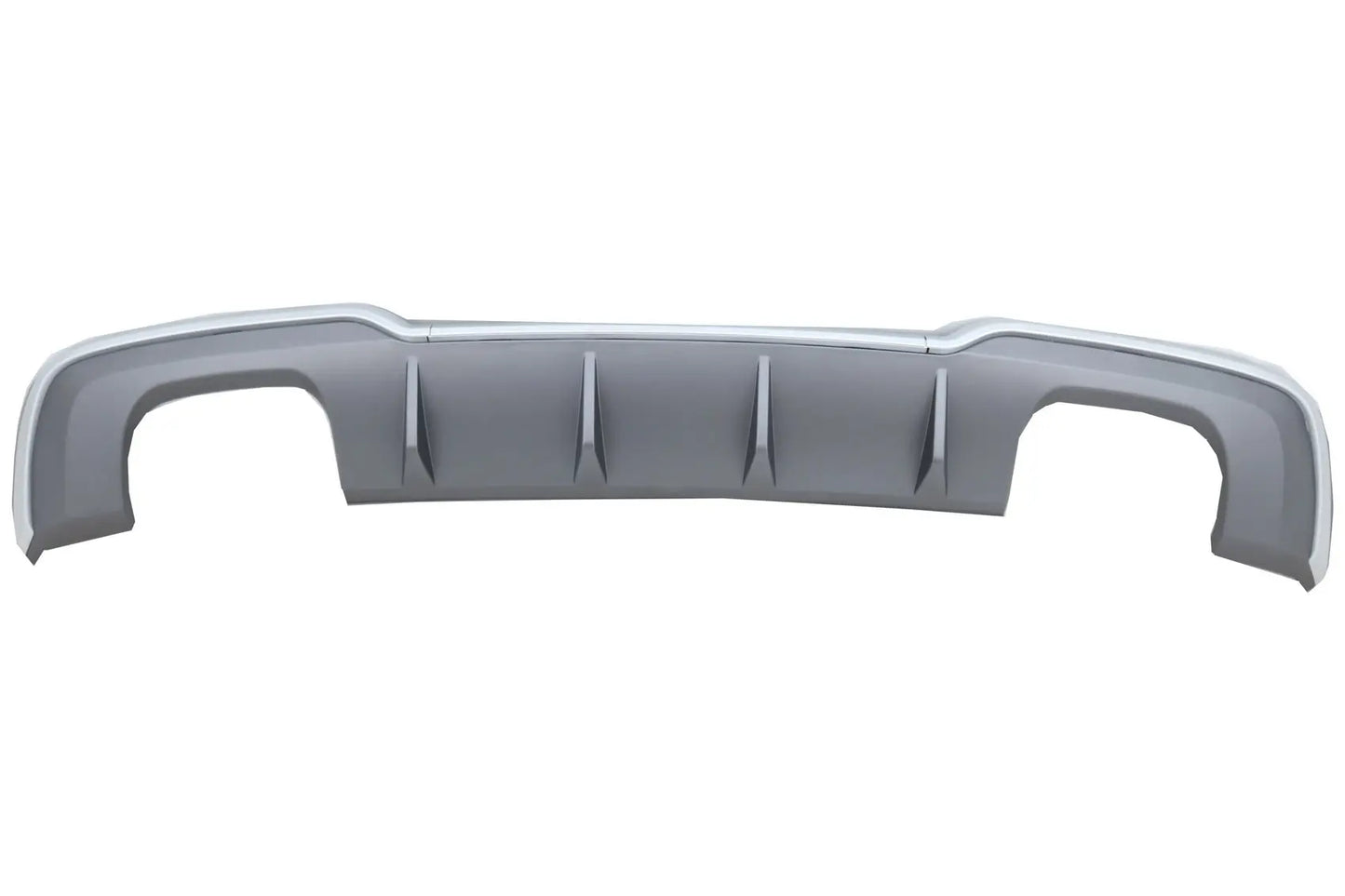 Heckschürze Diffusor Mit Abgasanlage Passend Für A3 8V Facelift Schrägheck / Sportback (2016-2019) S-Line Stoßstange S3 Design KITT