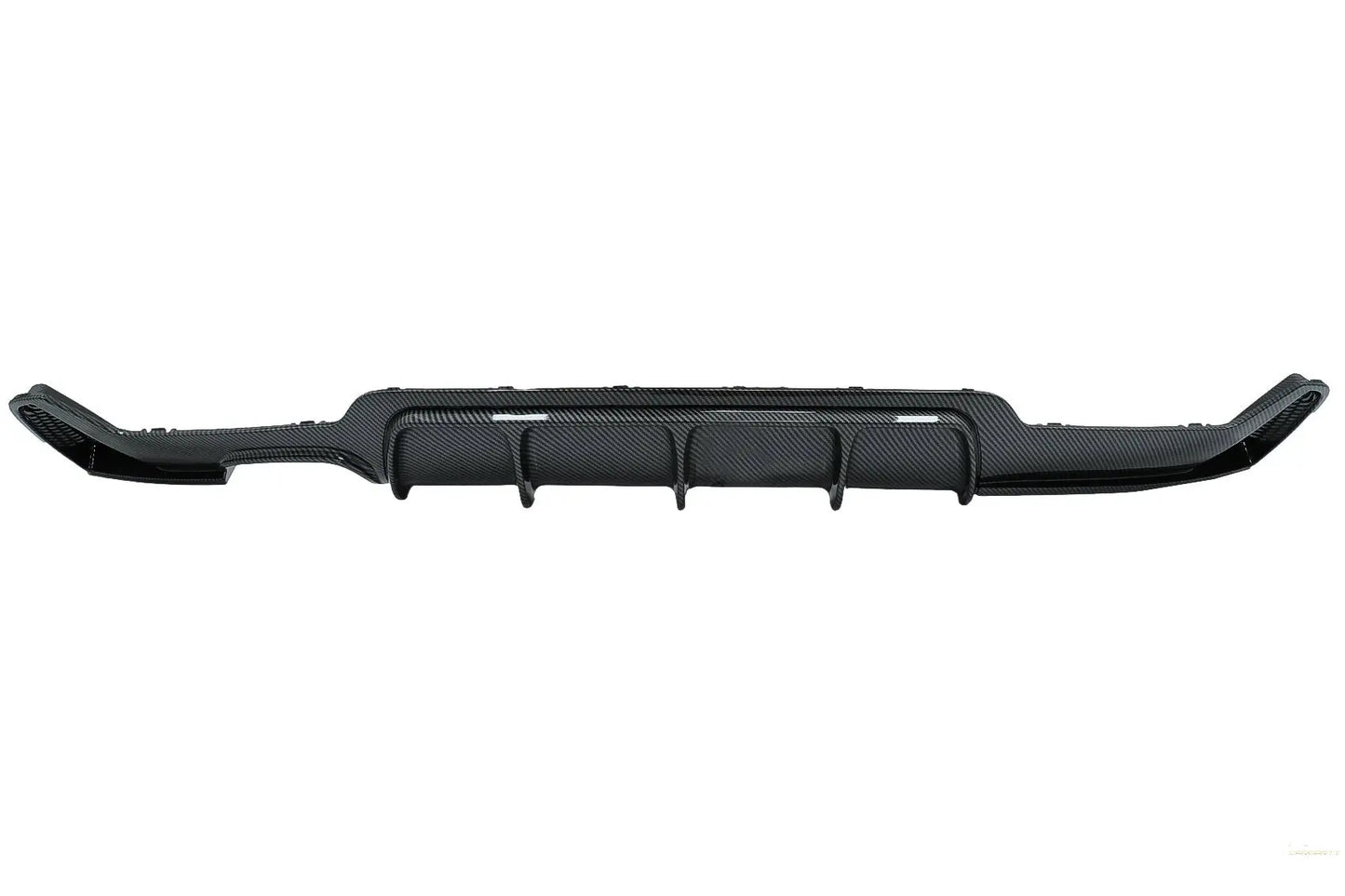 Heckschürze Diffusor Passend Für BMW 4er F32 F33 F36 (2013-2019) Coupé Cabrio M Performance Design Carbonfolie Beschichtet Links Doppelauslass KITT
