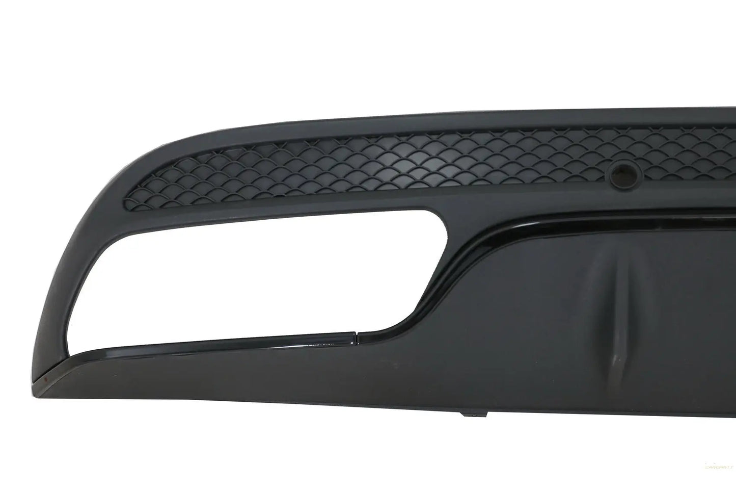 Heckschürze Diffusor Passend Für Mercedes C-Klasse W205 S205 (2014-2020) Mit Endschalldämpfer C63 Design Nur Für Sport Pack Black Edition KITT