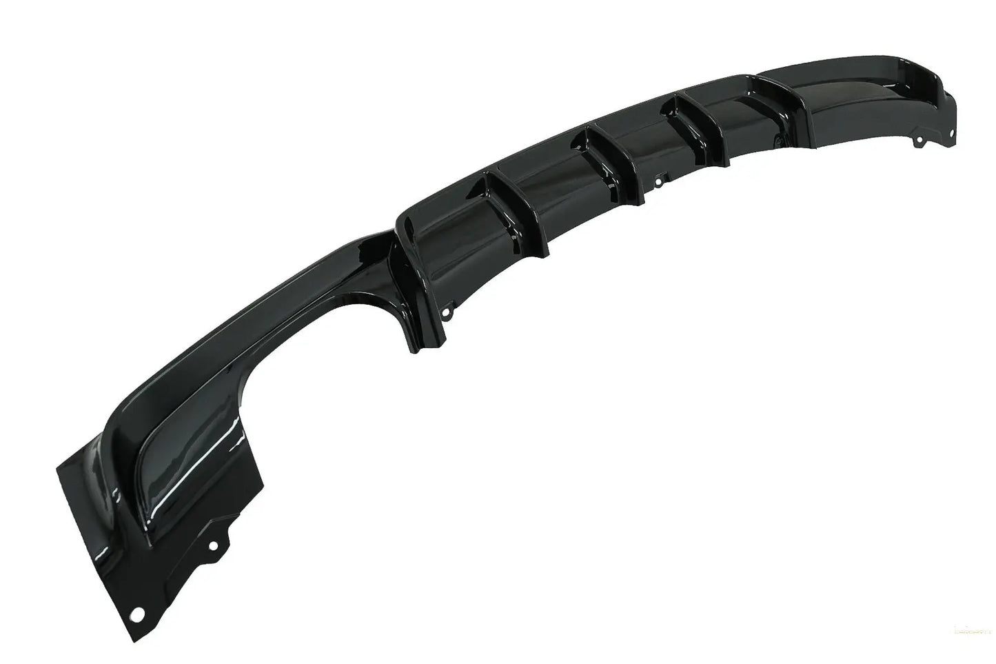 Heckschürze Piano Black Volant Diffusor Passend Für BMW 3er F30 F31 (2011) M-Performance Design Links Doppelauslass KITT