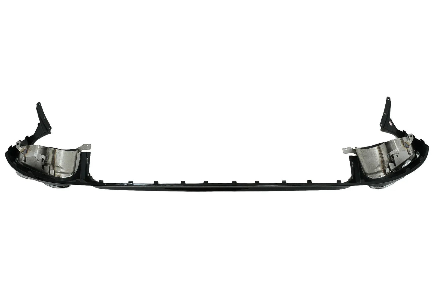 Heckschürze Spoiler Volant Diffusor Doppelauslass Passend Für Audi Q8 S-Line (2018-) Silberne Spitzen KITT