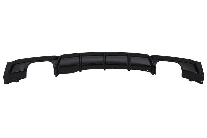 Heckschürze Spoiler Volant Diffusor Doppelauslass Passend Für BMW 3er F30 F31 (2011-2019) Limo Touring M Design Brillant Black Edition KITT