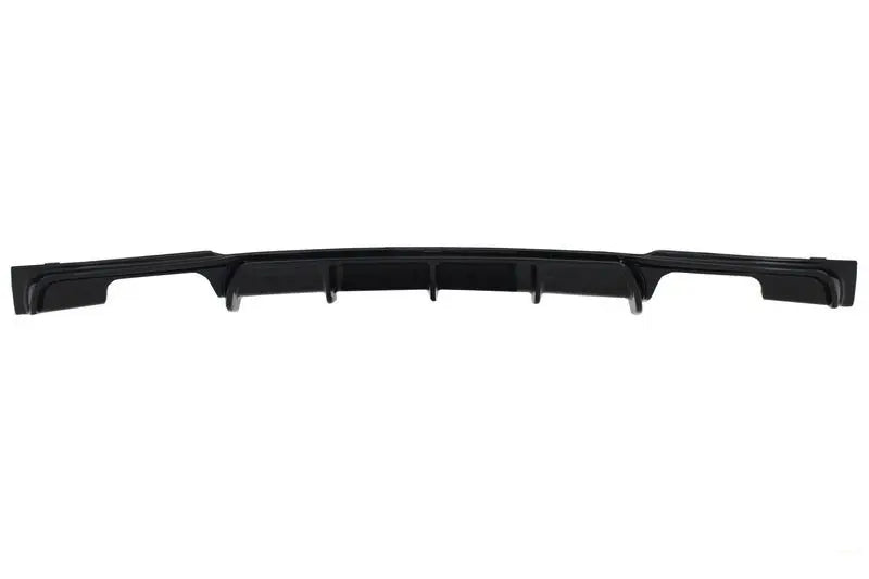 Heckschürze Spoiler Volant Diffusor Doppelauslass Passend Für BMW 3er F30 F31 (2011-2019) Limo Touring M Design Brillant Black Edition KITT