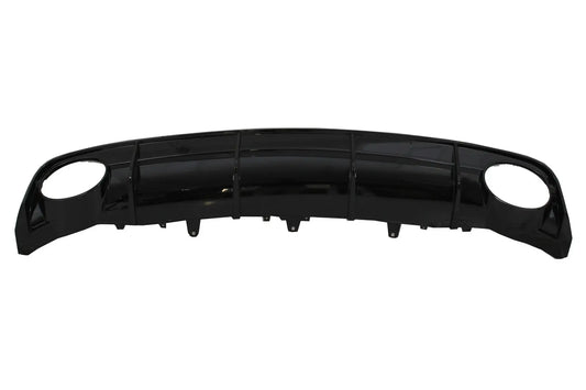 Heckschürze Volant Diffusor Und Endrohre Passend Für Audi A6 4G Facelift (2015-2018) RS6 Design Schwarz Nur S-Line Stoßstange KITT