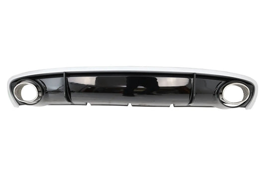 Heckschürze Volant Diffusor & Endrohre Passend Für Audi A4 B8 B8.5 Limousine Avant Facelift (2012-2015) RS4 Design KITT