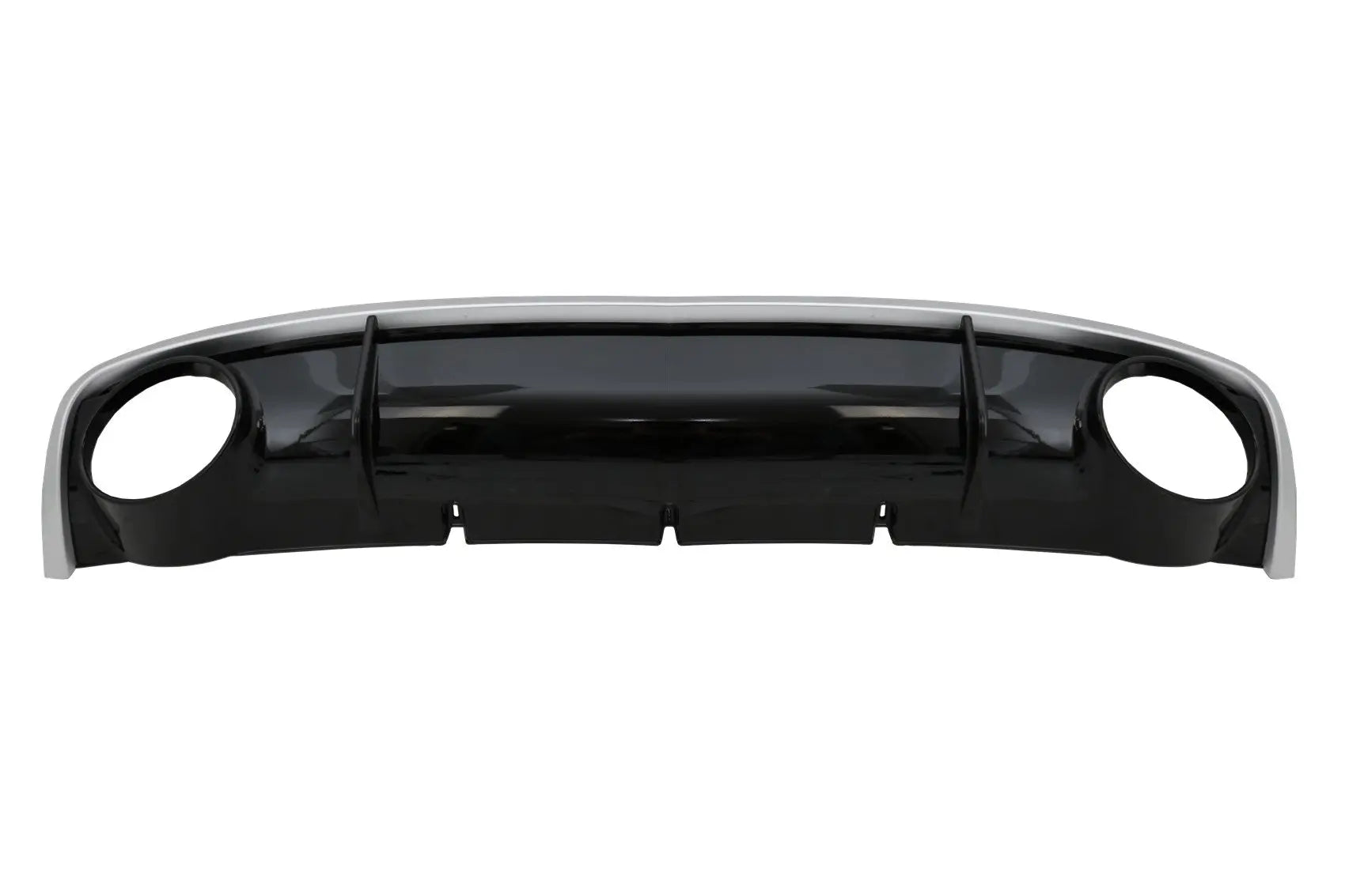 Heckschürze Volant Diffusor & Endrohre Passend Für Audi A4 B8 B8.5 Limousine Avant Facelift (2012-2015) RS4 Design KITT