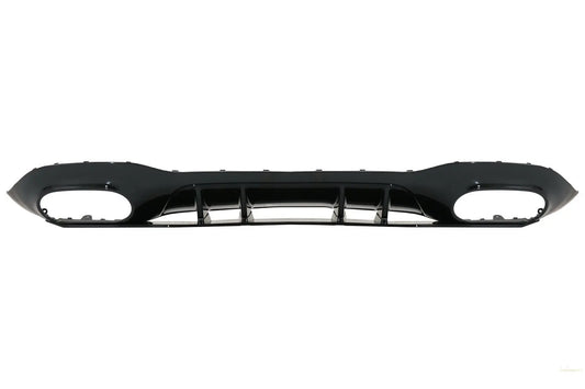 Heckschürzen-Diffusor Passend Für Mercedes A-Klasse W177 Fließheck (2018) Chrom-Auspuffblenden KITT