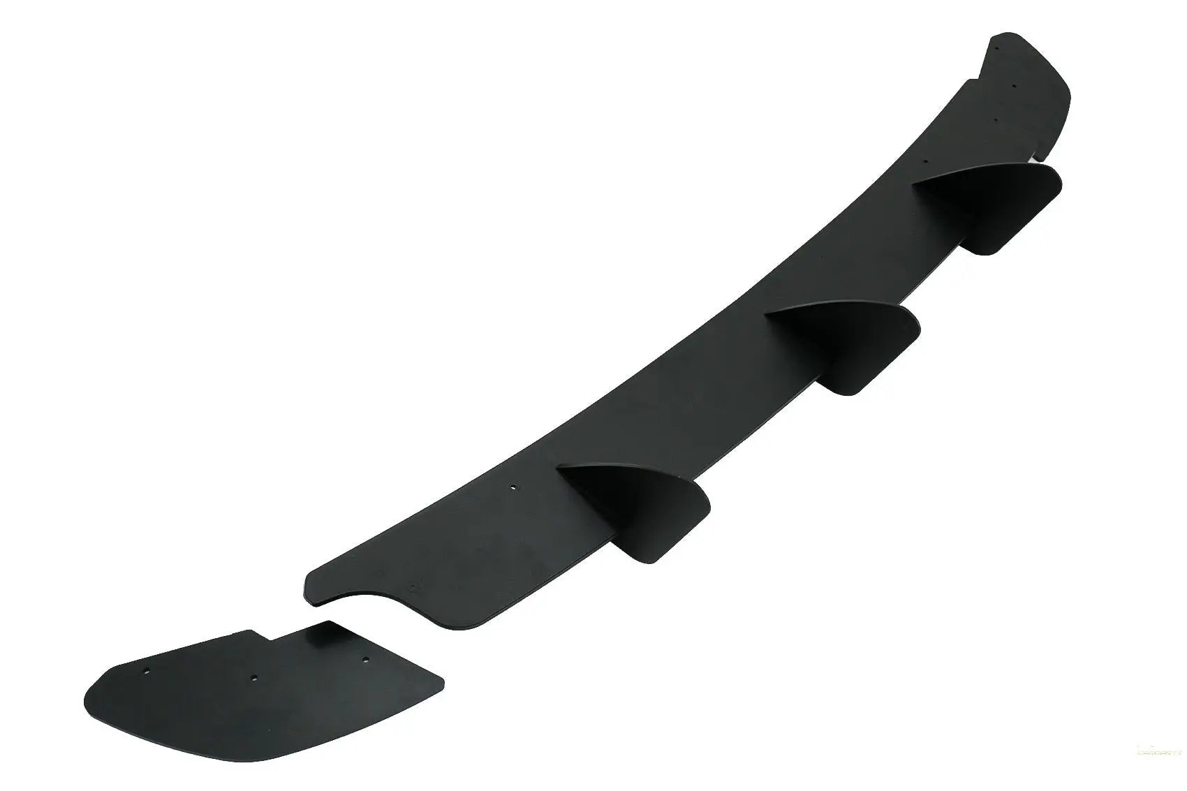 Heckschürzenansatz Für Diffusor Und Hecksplitter Passend Für VW Golf VI 6 GTI (2008-2013) Schwarz KITT