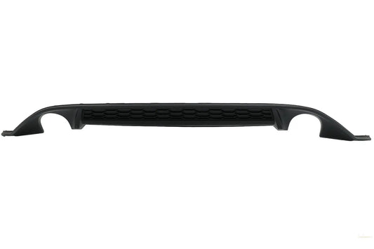 Heckschürzendiffusor Mit Doppelauslass Für Einzelne Endrohre Passend Für VW Golf 7 VII (2013-2016) GTI-Design KITT