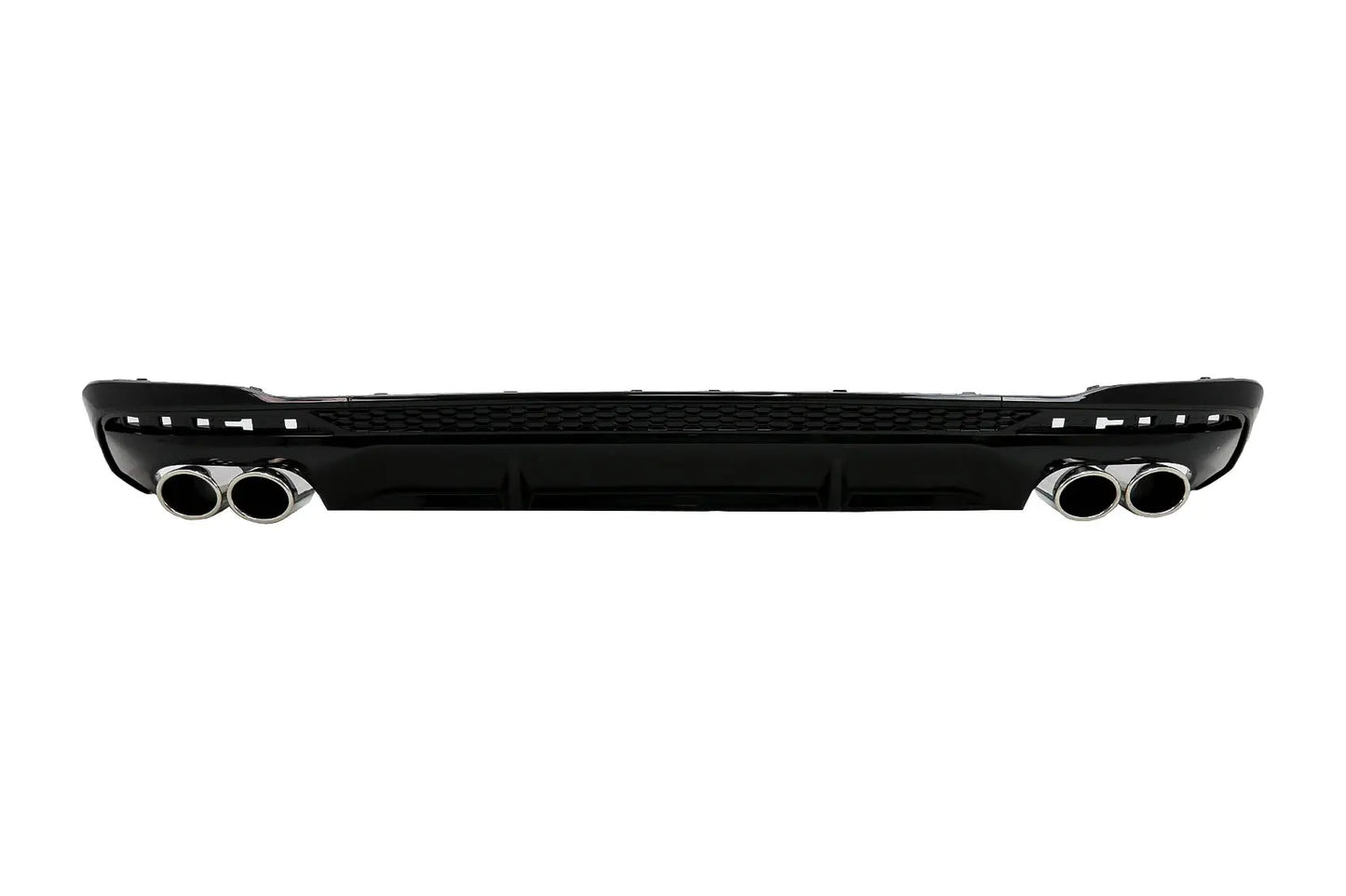 Heckschürzendiffusor Passend Für Audi A4 B9 8W Facelift (2020) Nur S-Line Schwarz KITT