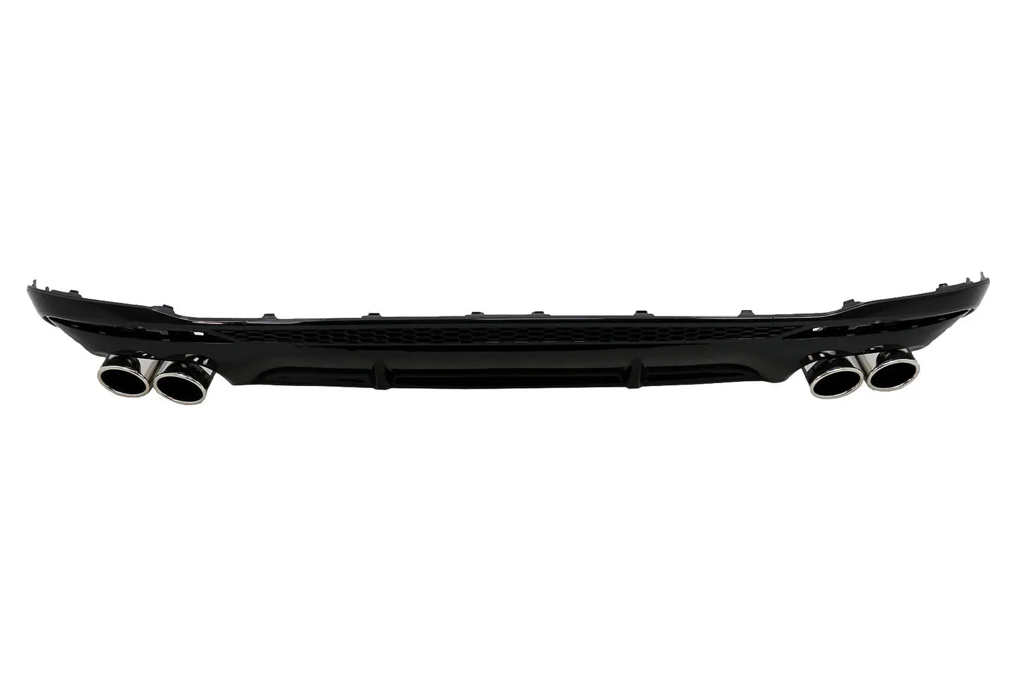 Heckschürzendiffusor Passend Für Audi A4 B9 8W Facelift (2020) Nur S-Line Schwarz KITT