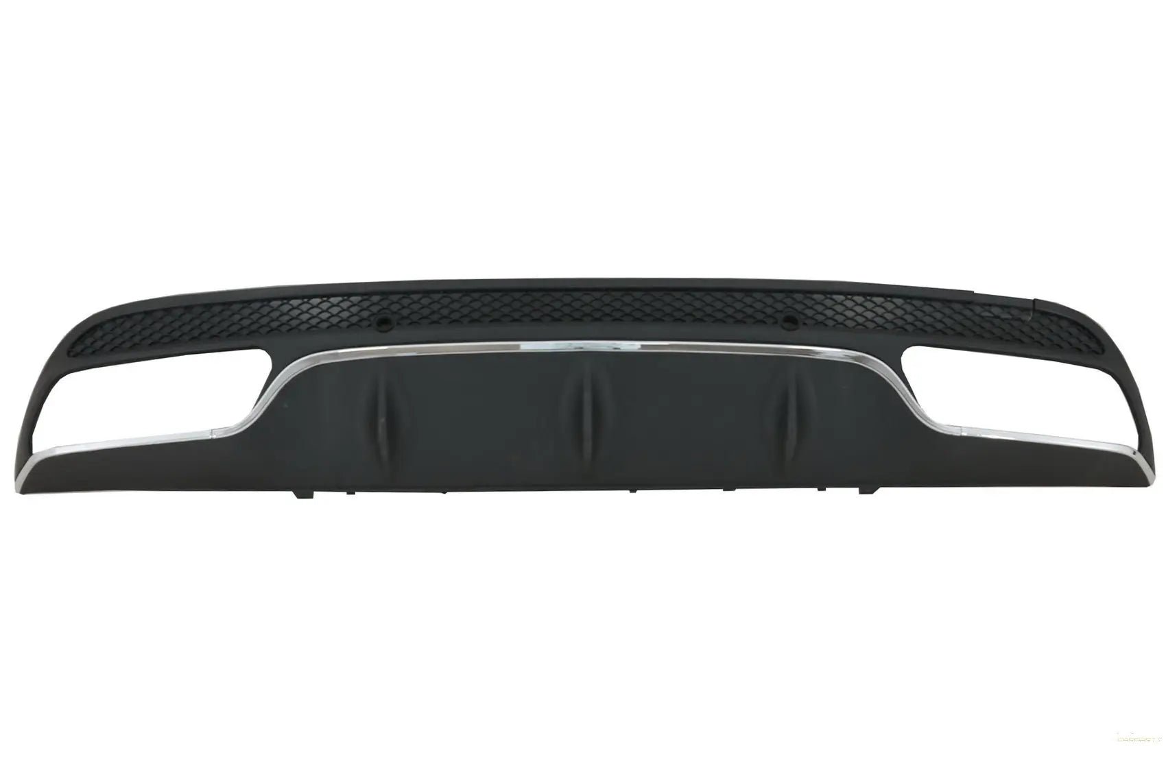 Heckschürzendiffusor Passend Für Mercedes C-Klasse W205 S205 (2014-2020) C63 Design Mit Schwarzen Endrohren Nur Für Sportpaket KITT