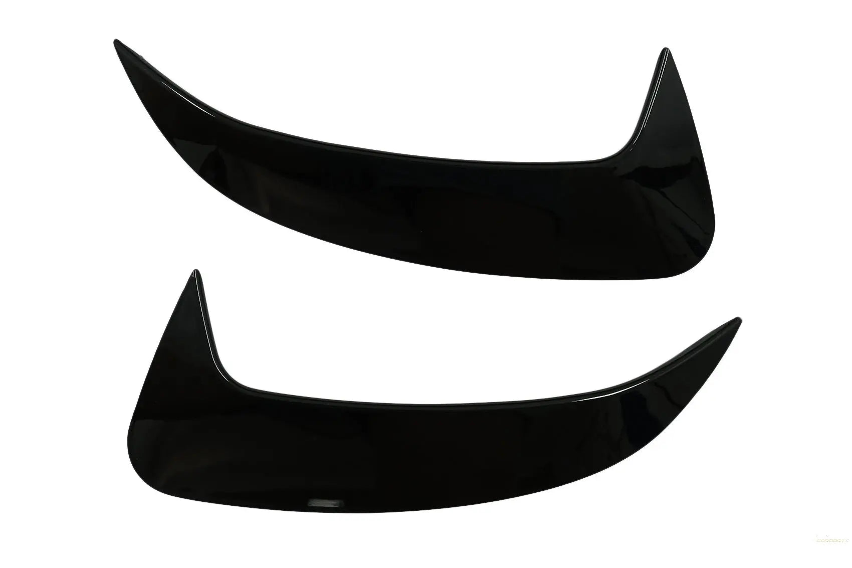 Heckschürzenklappen Flics Seitenfinnen Passend Für Mercedes A-Klasse W177 (04.2018) Fließheck A35 Design Black Edition KITT