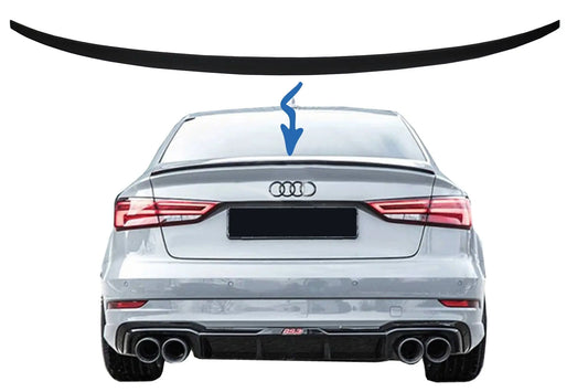 Heckspoiler Passend Für Audi A3 8V Limousine (2013) Mattschwarz KITT