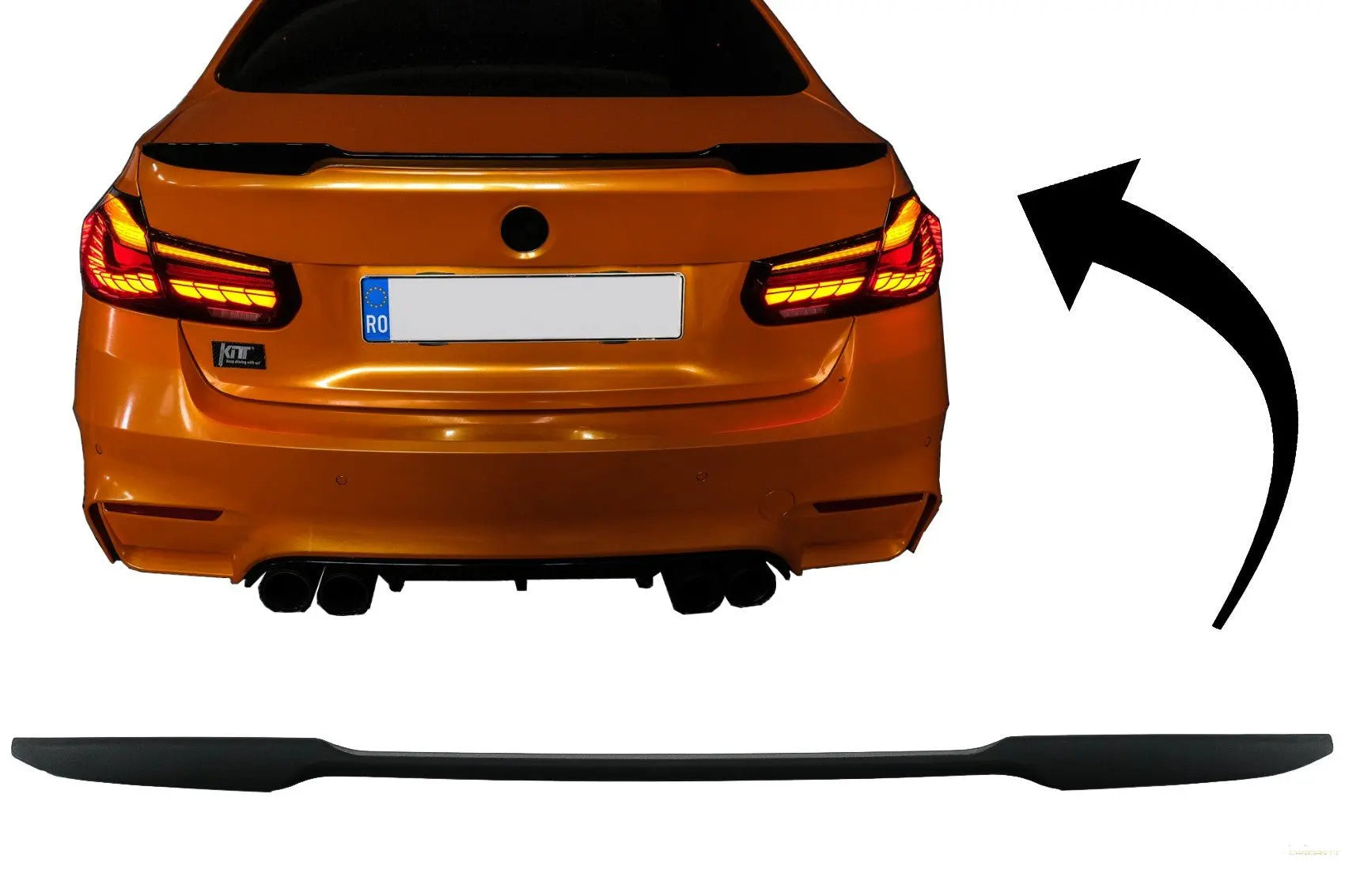 Heckspoiler Passend Für BMW 3er F30 (2011-2019) M4 Csl Design KITT