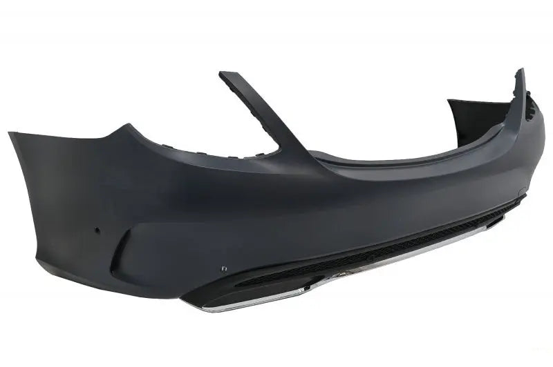 Heckstoßstange Mit Auspuffblenden Schwarz Passend Für Mercedes C-Klasse W205 Limousine (2014-2020) C63 Design KITT