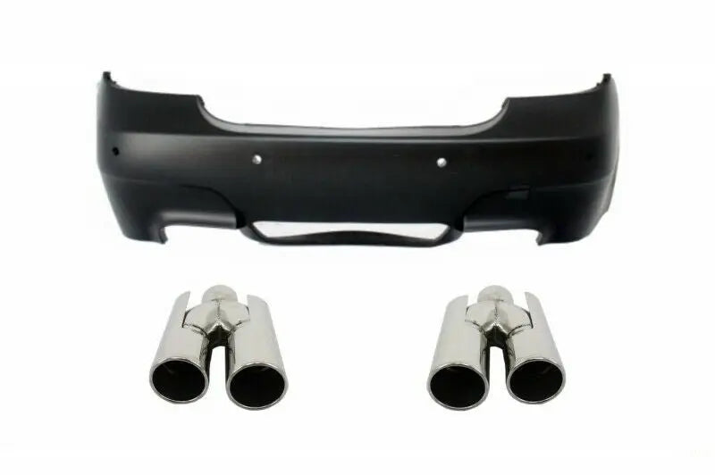 Heckstoßstange Passend Für BMW 5er E60 (2003-2007) M5 Design Mit Endschalldämpfer Und Heckspoiler KITT