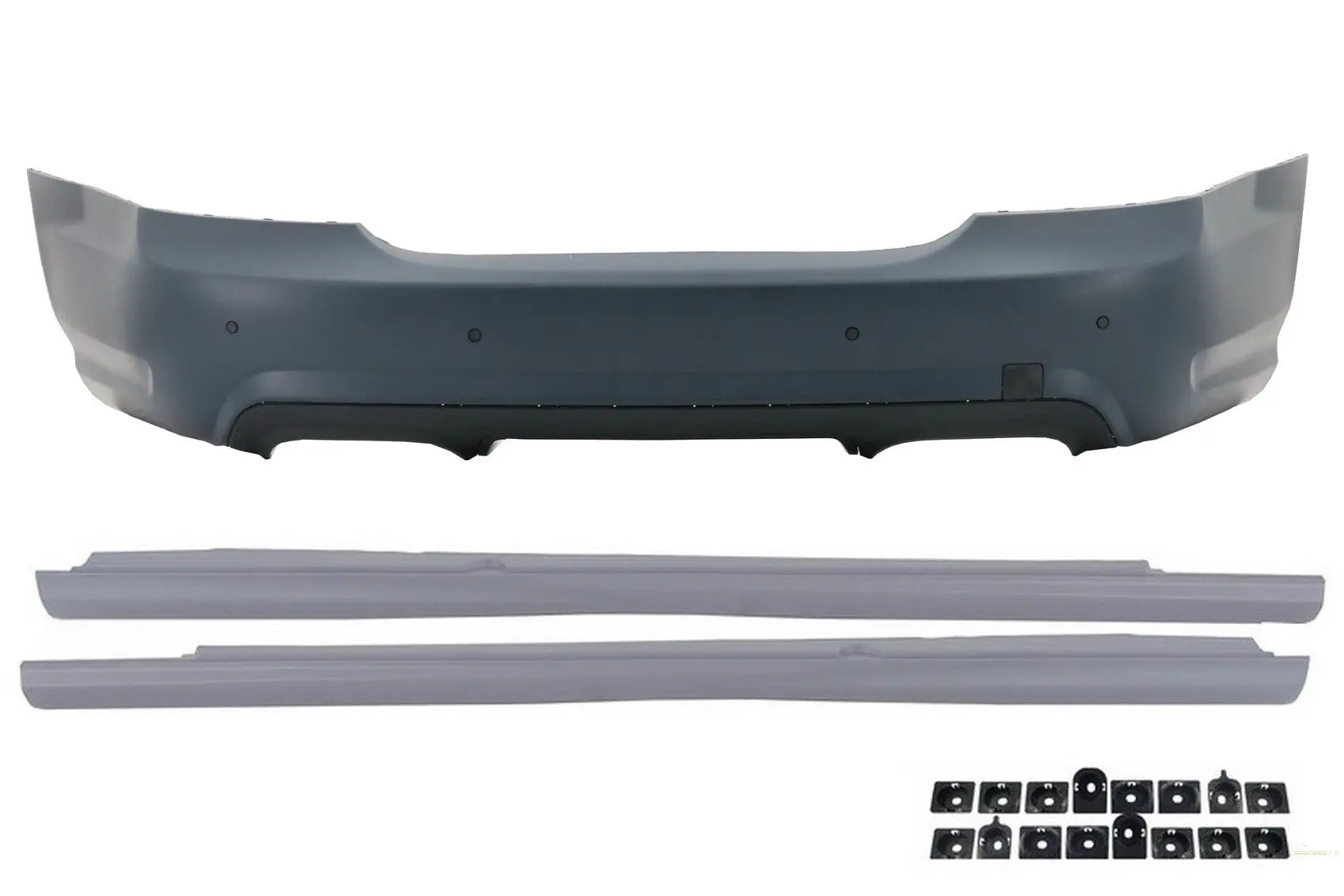 Heckstoßstange Passend Für Mercedes S-Klasse W221 (2005-2010) S65 Design Mit Seitenschweller Kurze Ausführung KITT