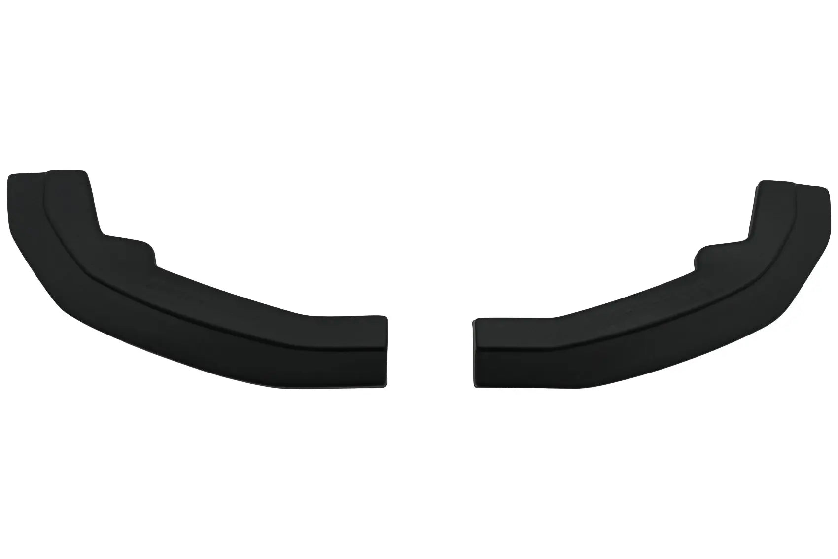 Heckstoßstange Seitensplitter Finnen Passend Für Alfa Romeo Stelvio 949 (2016-2020) Schwarz KITT