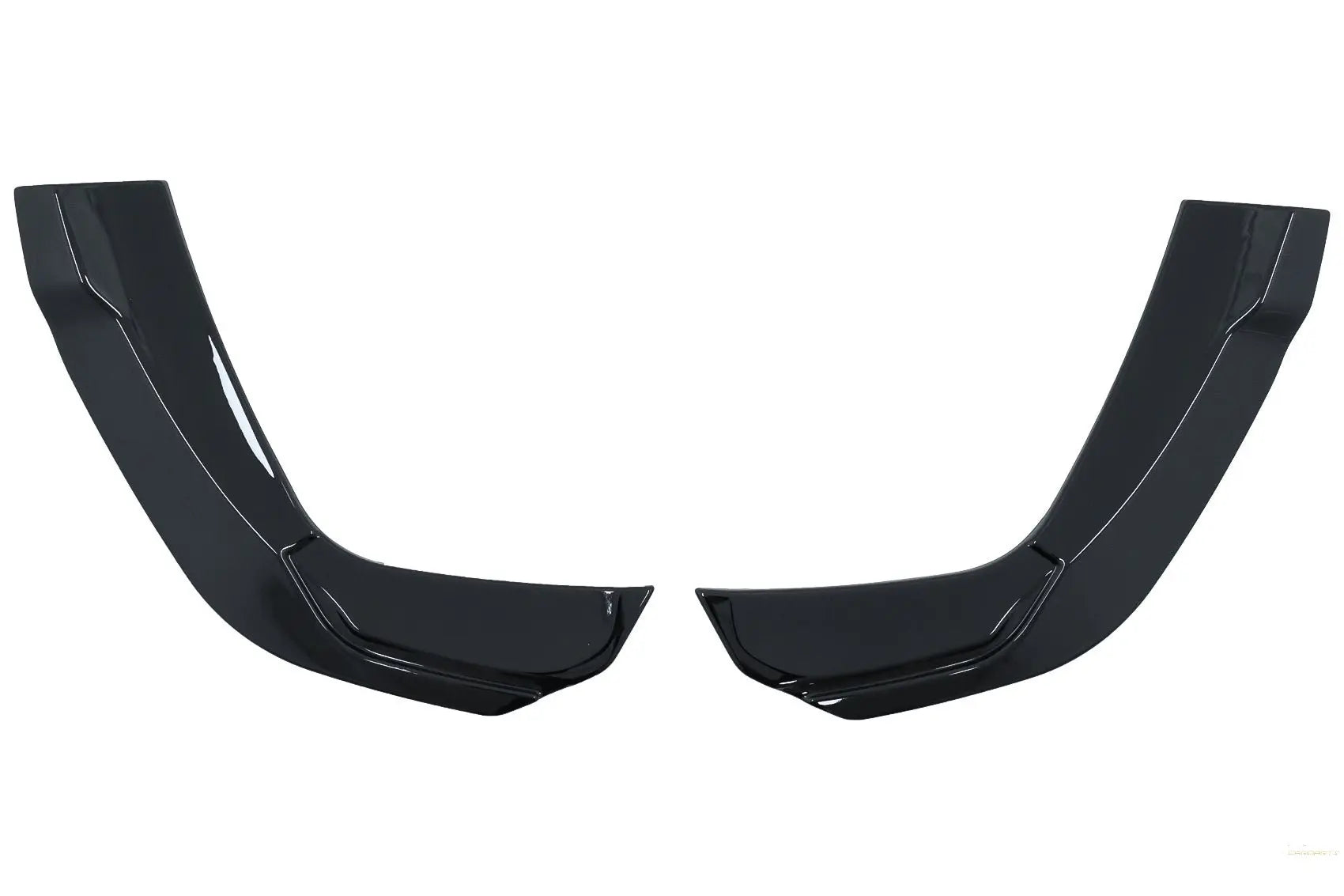 Heckstoßstange Seitensplitter Passend Für Mercedes A-Klasse V177 A35 Limousine (2018) Piano Black KITT