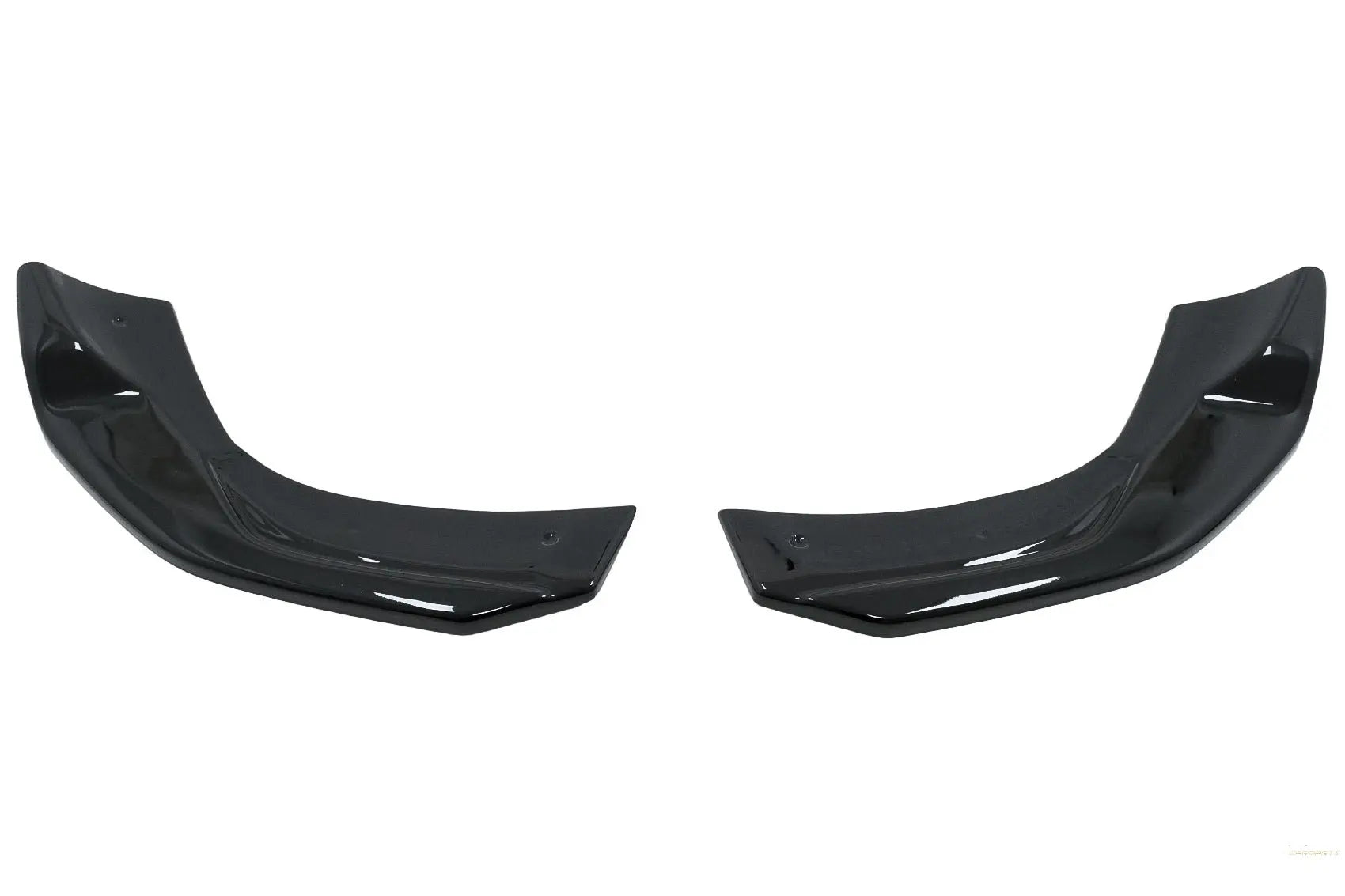 Heckstoßstange Seitensplitter Passend Für Mercedes A-Klasse W177 A35 A45 Fließheck (2018) Piano Black KITT